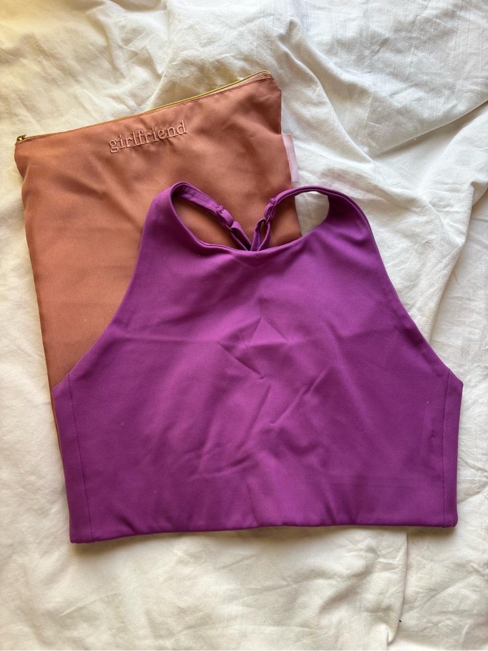 Girlfriend collective Topanga wildflower bra size small